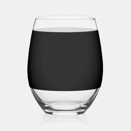 Halloween Dark Gothic Skeleton Overthinker Wijnglas Zonder Voet (Achterkant)