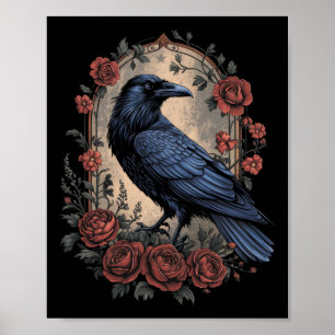 Halloween Dark Mysterious Witchy Natuur Fantasy Poster