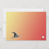 Halloween Dawn Invitation Kaart (Achterkant)