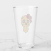 Halloween Day of the Dead Sugar Skull Glas (Achterkant)