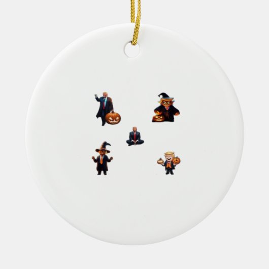 Halloween Day - Trumpkin Classic Keramisch Ornament (Voorkant)