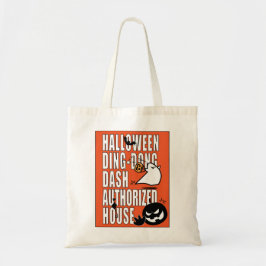 Halloween DDD Erkend huis Tote Bag