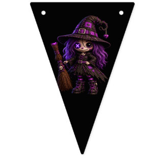 Halloween - De Bende van Kleine Monsters Vlaggetjes