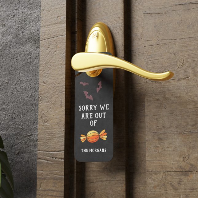 Halloween de Candy Affichette de porte décoratif (Créateur téléchargé)