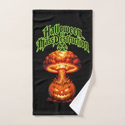 Halloween de Destruction Massive Jack-o'-Lanterne (Serviette à main)