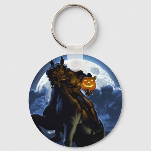 Halloween - de headless Horseman Sleutelhanger (Voorkant)