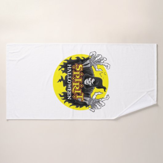 Halloween de l'esprit (Serviette de bain)