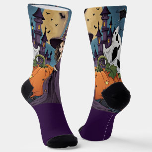 Halloween, De Mooie Heks en Haar Vrienden, Modern Sokken