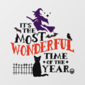 Halloween de mooiste tijd van het jaar raamsticker (Vel)