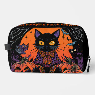 Halloween,De Pompoenveld Plaaggeest ,Zwarte Kat Toilettasje