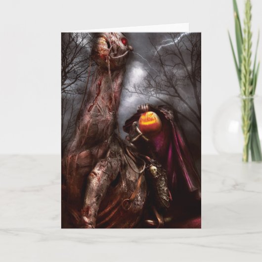 Halloween - de Ruiter Zonder hoofd Kaart (Voorkant)
