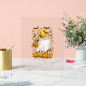 Halloween de vache Highland en costume fantôme (Mariage)