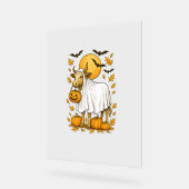 Halloween de vache Highland en costume fantôme (Angle)