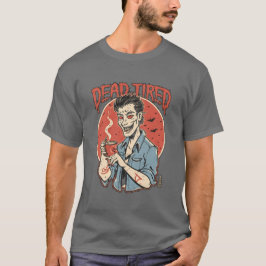 Halloween Dead Tired T-shirt Dode vermoeide shirt