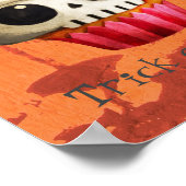 Halloween Deadly Skull Cupcake Poster (Hoek)