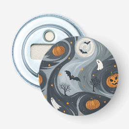 Halloween Death Night Button Flesopener