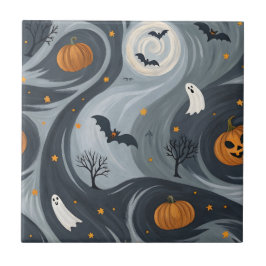 Halloween Death Night Tegeltje