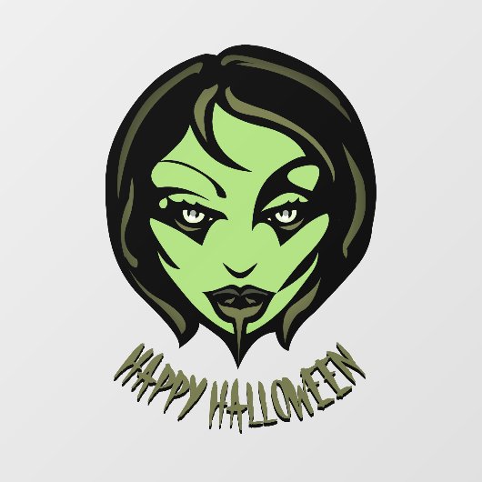 Halloween Decals Personalized Zombie Window Decal (Vel)