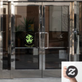 Halloween Decals Personalized Zombie Window Decal (Kantoordeur)