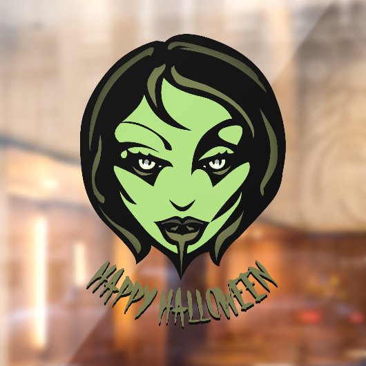 Halloween Decals Personalized Zombie Window Decal (Vel 2)