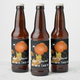 Halloween decor bier etiket