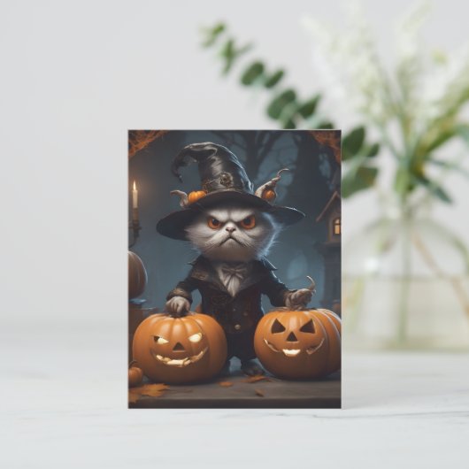 Halloween Decor Briefkaart (Staand voorkant)