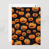 Halloween Decor Design Briefkaart (Voorkant / Achterkant)