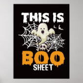 Halloween Decor Funny Ghost Poster (Voorkant)