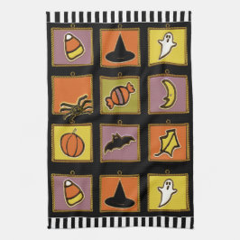 Halloween Decor keukenhanddoek