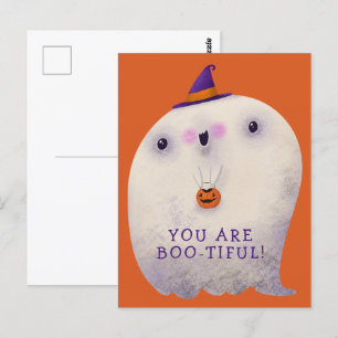Halloween Decor Trick or treat Schattige Spooky Gh Briefkaart
