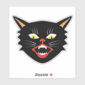  Halloween Decoratie Black Cat III Sticker (Vel)