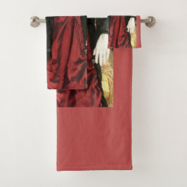 Halloween decoratie gotische hoofdloze dame bad handdoek