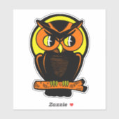  Halloween Decoratie Spooky Uil Sticker (Vel)