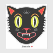  Halloween Decoratie Zwart Cat V Sticker (Vel)
