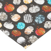 Halloween decoratieve pompoen patroon medium tafelloper (Hoek)