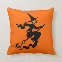 Halloween decoration kussen | heek op bezems