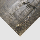 Halloween Decoupage Werewolf Skeleton Tissuepapier (Detail)