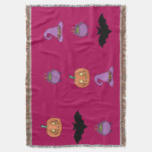 Halloween deken - Gezellige Spooky Nights (Voorkant Verticaal)