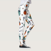 Halloween déplaisant Thème Leggings (Droite)
