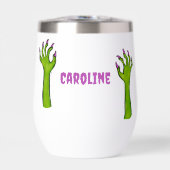 Halloween Déplaisant Zombie Mains violet ongles pe (Avant)