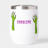 Halloween Déplaisant Zombie Mains violet ongles pe (Arrière)