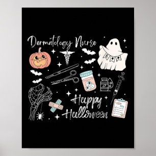 Halloween Dermatologie Nurse Esthetische Injector  Poster