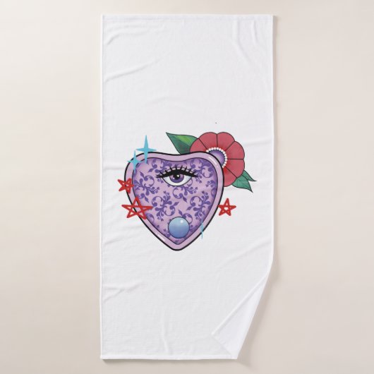 Halloween des yeux (Serviette de bain)