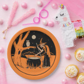 Halloween  design - Hek in Forest Papieren Bordje (Feest)