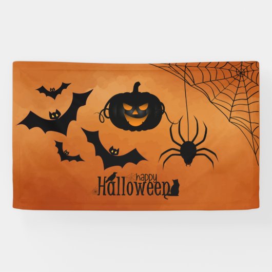 Halloween design spandoek (Horizontaal)