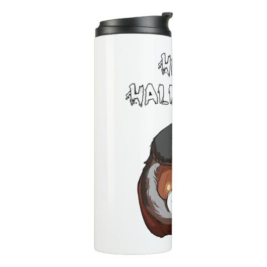 Halloween Design Thermosbeker (Gedraaid links)