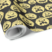Halloween Design Wrapping Paper Cadeaupapier (Rol Hoek)