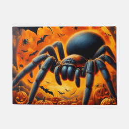 Halloween deurmat reusachtige spin