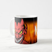 Halloween Devil Personalized Coffee Mok, Cup Koffiemok (Voorkant links)
