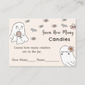 Halloween Devinez Combien De Carte De Boîtier De J (Devant)